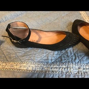 Black Shoes 67 Brand Studs Ankle Strap, NWT. Spain Size 8.5